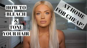 But the hard part is choosing from so many cute. How To Bleach And Tone Your Hair At Home For Cheap Isabel Galvin Youtube