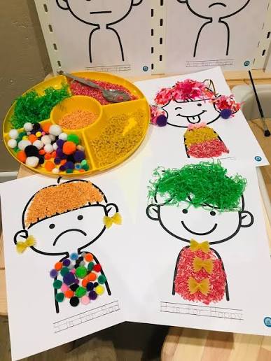 😊☹️🤪 Mini Monkeys expression drawing 🤪☹️😊 This morning, to finish our  word of the week, 'Our Smile', the Mini Monkeys children have been looking  at the different emotions we wear on our