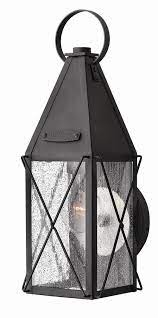 York Black 15 3 H Seeded Glass Outdoor Wall Lantern 2021 Fener Aplike