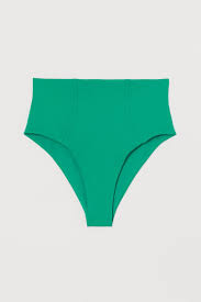 Comme le maillot une pièce, il a souffert de son étiquette « vieillotte » qui lui colle à la peau. Bas De Maillot Taille Haute Vert Femme H M Ch