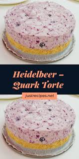 Heidelbeer Quark Torte In 2020 Kuchen Und Torten Kuchen Und Torten Rezepte Kuchen Rezepte Einfach