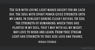 Life and death survival kit! The Sun With Loving Light Makes Bright For Me Each Day The Soul With Spirit Power