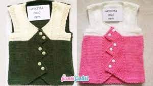 bebek yelekleri modelleri orgu bebek yelegi yapilisi orguvakti baby knitting patterns zikzak bebek yelek