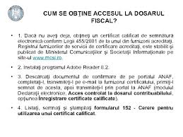 El certificado es gratuito, seguro y accesible a toda la población. Ministerul FinanÅ£elor Publice DirecÅ£ia GeneralÄƒ A FinanÅ£elor Publice