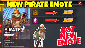 Whenever you emerge victorious from a clutch moment or barely survive in a long fought battle. I Got New Pirate Emote From Pirate Top Up Event Free Fire 2020 Youtube