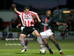 Eurosport propose pour cette rencontre un suivi. Derry City V Paris St Germain Uefa Cup 1st Round 1st Leg Fixture 222252 Sportsfile