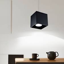 Free shipping on orders over $35. Hanging Lamp Dining Room Living Room Lamp Modern Hanging Pendant Lamp Black Aluminum 1x Gu10 Lxh 10x80 Cm Etc Shop Lamps Furniture Technology Household All From One Source Etc Shop