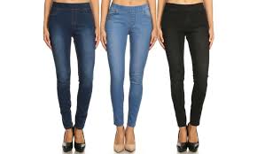 Up To 58 Off On Jvini Jeggings 3 Pk Groupon Goods