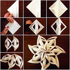 Paper Snowflakes Craft Video Tutorial The Whoot Paper Christmas Decorations Paper Snowflakes Diy Diy Christmas Paper