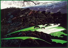 Eyvind Earle Green Valley Eyvind Earle Jobs In Art Magic Realism