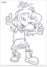 Coloring book is an excellent product for drawing lovers. Learn How To Draw Kimi Finster From All Grown Up All Grown Up Step By Step Drawing Tutorials