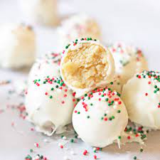 Sugar Cookie Truffles Christmas Food Desserts Best Christmas Cookies Cookies Recipes Christmas