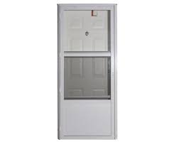 Storm doors generally have interchangeable glass panels and window screen panels to provide visibility and prevent flying insects from entering the home. Doors And Windows Wilson S Supply