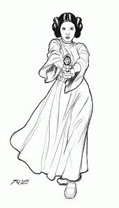 Download Or Print This Amazing Coloring Page Princess Leia Coloring Page Star Wars Drawings Star Wars Artwork Star Wars Tattoo
