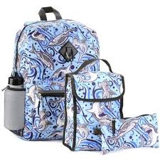 Reboot Boys Blue Shark 5 Piece School Backpack Set Includes 16 Backpack Insulated Lunch Bag Penc Kids School Backpack Star Wars Backpack Kids Backpacks