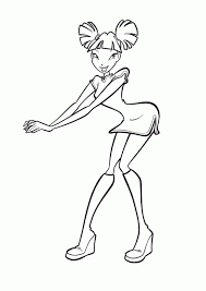 Touch device users can explore by touch or with swipe gestures. Winx Musa Coloring Pages Coloring Pages Art Drawings Sketches Simple Christmas Tree Drawing