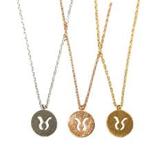 Womens Taurus Zodiac Necklace Dainty Taurus Necklace Zodiac Sign Simple Astrology Necklace 17 In Chain Rose Astrology Necklace Taurus Necklace Zodiac Necklaces