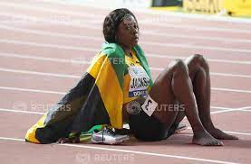 The jamaican was cruising as she looked to finish in the top three, but put the cue in the rack far too early and didn't. Shericka Jackson On Twitter And That S A Wrap 2019 Photocred Reuters