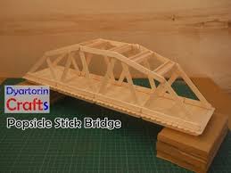 I have made a popsicle stick bridge with 104 sticks that i tried really hard to overload and break since it ended up very strong and stiff. Diy Popsicle Stick Bridge Ice Cream Stick Art And Craft Youtube