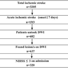 Patients Inclusion Chart Dwi Diffusion Weight Imaging