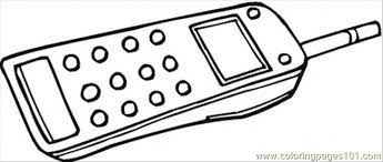 Thus, many cellphones nowadays have the internet to connect with many pieces of information. Cell Phone Coloring Page For Kids Free Telecom Printable Coloring Pages Online For Kids Coloringpages101 Com Coloring Pages For Kids