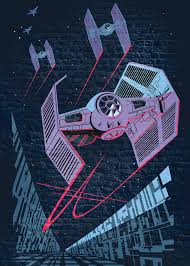 If you have your own one. Non Woven Photomural Star Wars Classic Concrete Tie Fighter Dx4 038 From Komar Disney