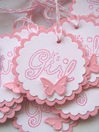 It S A Girl Baby Gift Tags Pink And White Baby Girl Etsy Baby Gift Tags Baby Shower Tags Top Baby Gifts