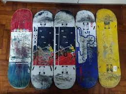 Don't miss out on our huge sale of skateboard decks, which are sold at unbelievable prices! Used Skateboard Decks 8 25 Sports Equipment Sports Games Skates Rollerblades Scooters On Carousell