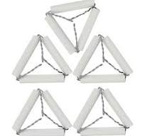 Stable Placement Lab Clay Triangle, Crucible Heating Base With High  Temperature Resistance For Secure Chemistry Support