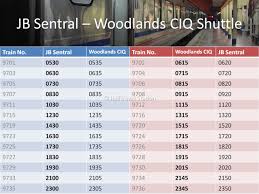 You will have to change trains along the way, although the details of these journeys are far less complex. Jb Sentral Woodlands Ciq Shuttle Coming Soon Life Se Asia Magazine