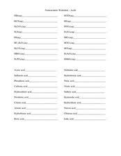 Acids and bases nomenclature worksheet answers. 34 Nomenclature Practice Worksheet Answers Worksheet Resource Plans