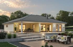 Bungalow Bgl 114 Massivhaus De In 2020 Modernes Bauernhaus Aussen Bungalow Bauernhaus Aussenbereich