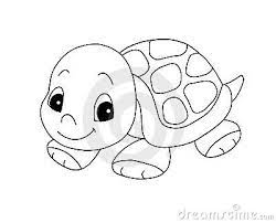Cute little turtle set free vector. Black And White Cute Turtle Turtle Coloring Pages Cute Turtles Baby Turtles