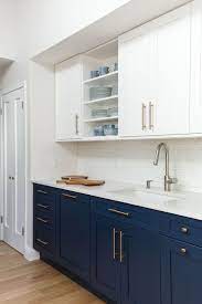 Breathtaking Projects From New York S Top Interior Designers Breathtaking Designers Interior Project Navy Kitchen Cabinets Kitchen Renovation Kitchen Design