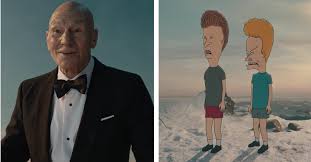 The commercial encourages viewers to eat local and features many of the duo's signature catchphrases. Patrick Stewart Meets Beavis And Butt Head In Paramount Plus Super Bowl Ad Geekspin