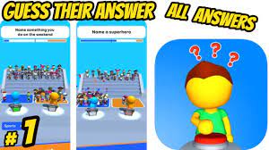 Data answer rate is the major diference between usb 1.0 and usb 3.0. Guess Their Answer Game Gameplay Walkthrough All Levels All Answers And Won All Rounds Ios Android Youtube