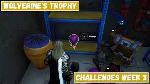 One challenge starts available, and more are unlocked weekly. How To Unlock Wolverine S Trophy In Fortnite Find Wolverine S Trophy At Dirty Docks Week 3 Youtube