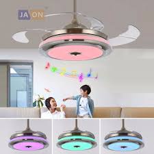 Led Bluetooth Musical Iron Acryl Ceiling Fan Led Lamp Led Light Ceiling Lights Led Ceiling Light Ceiling Lamp For Foyer Bedroom Ceiling Fan Led Ceiling Fanacrylic Ceiling Fan Aliexpress