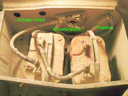 Battery location, access and removal. Hmmwv Ground Harness Installation