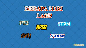 Ntar selesainya jam berapa mas? Berapa Hari Lagi Peperiksaan Pendidik2u