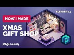 Our mission is to add some beauty to this world! Christmas Gift Shop In Blender 2 9 3d Modeling Process Youtube Christmas Gift Shop Gift Shop Christmas Gifts