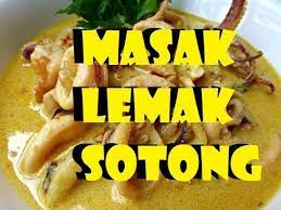 Udang saiz sederhana dibuang kulit. Resepi Mudah Masak Lemak Sotong N9 Youtube