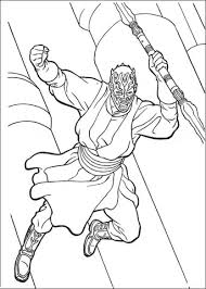 Ausmalbild Darth Maul Aus Clone Wars Ausmalbilder