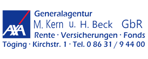 Wir können auf mehr als 200 jahre erfahrung. Axa Versicherung Martin Kern Fc Toging