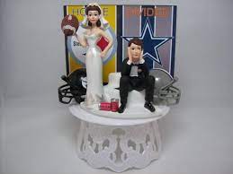 House Divided With Helmets Steelers Vs Cowboys Football Team Etsy Funny Wedding Cake Toppers Funny Wedding Cakes Wedding Cake Toppers