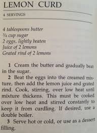 Dessert Lemon Curd New York Times Cookbook Craig Claiborne Lemon Curd Lemon Desserts Curd