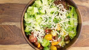 Cut a large baguette in half. Lettuce Tomato Cucumber Salad With Lemon Vinaigrette Youtube