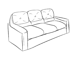 Tomskibig comfy couch coloring view template: Online Coloring Pages Coloring Page The Couch Sofa Download Print Coloring Page