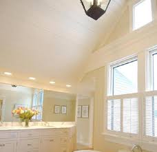 Love The Paneling On The Ceiling Vaulted Ceiling Ceiling Bathroom Ceiling
