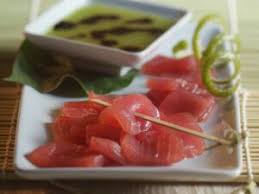Sashimi De Thon Et Sauce Japonaise Recette Recettes De Cuisine Sashimi Recette